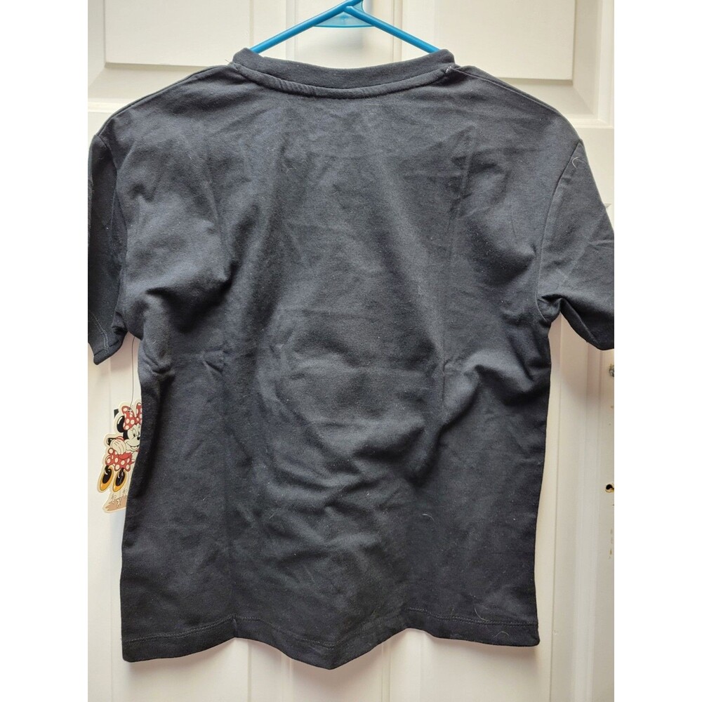 Disney Minnie Mouse Junior Girls Looking Extra Fly T-Shirt Black Size M - NEW - Picture 3 of 7